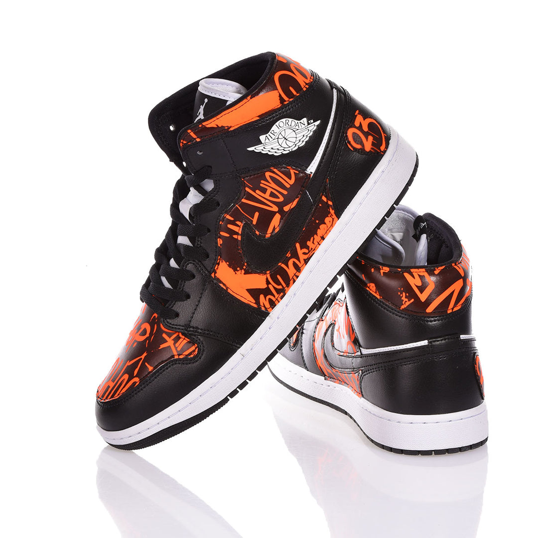 Nike Air Jordan 1 Black Hip Hop