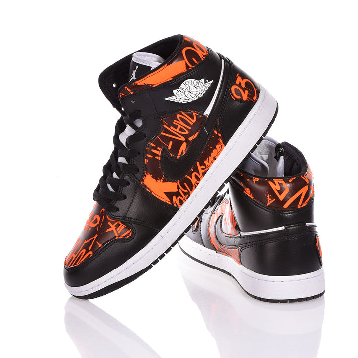 Nike Air Jordan 1 Black Hip Hop