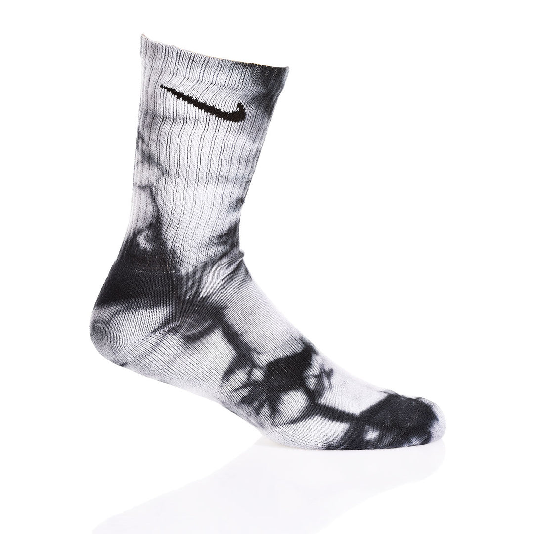 Tie Dye Black Nike Elites Nike Socks Black White Personalizadas