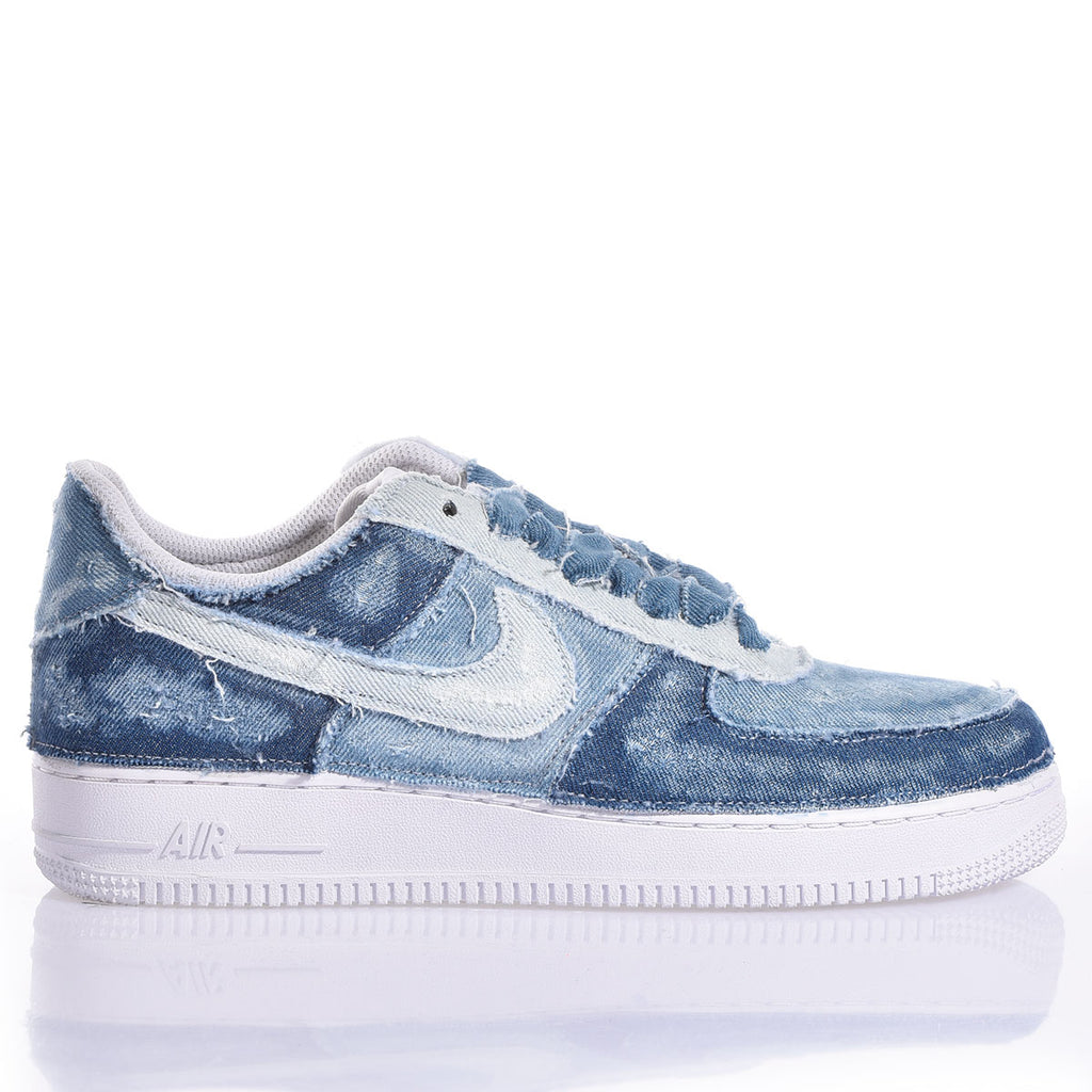 NIKE AIR FORCE 1 デニム ダメージ加工　By You Nike-air-Force-Full-Denim-