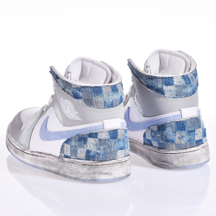 Nike Air Jordan 1 Denim Check