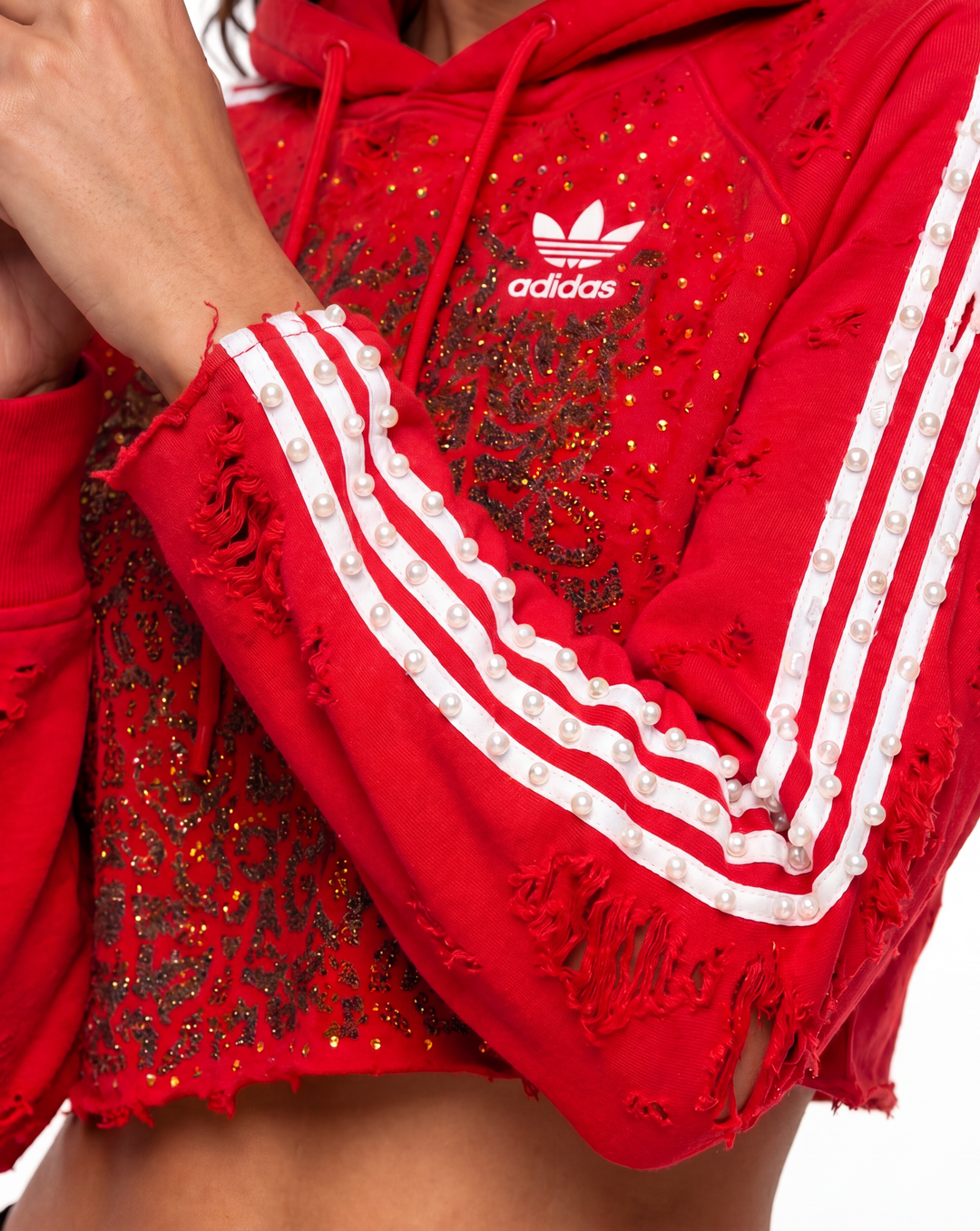 Hoodie Adidas Leo Red Luxury