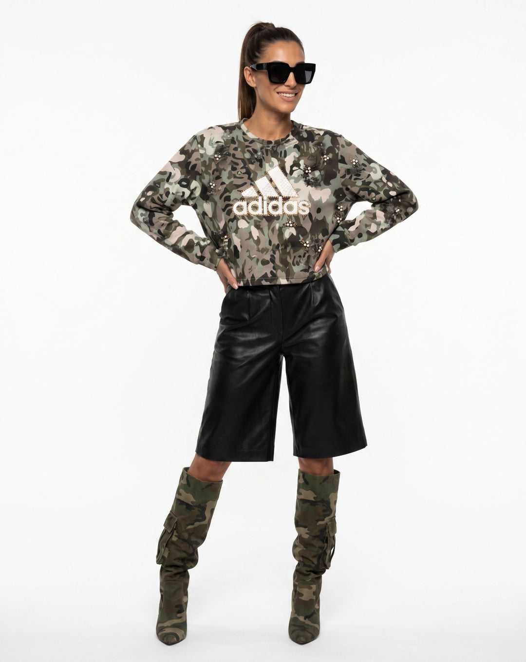 Sweatshirt Adidas Camo Gold