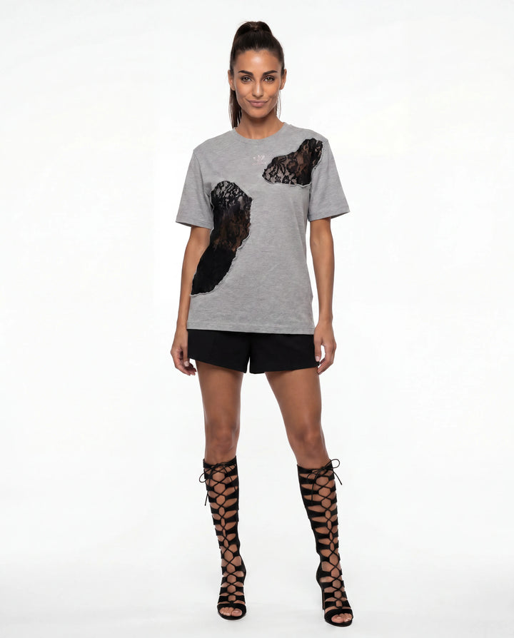 T-Shirt Adidas Lace Grey