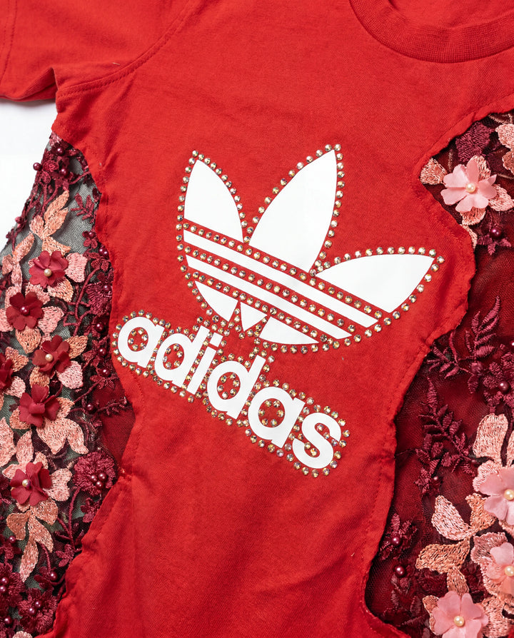 T-Shirt Adidas Red Bloom