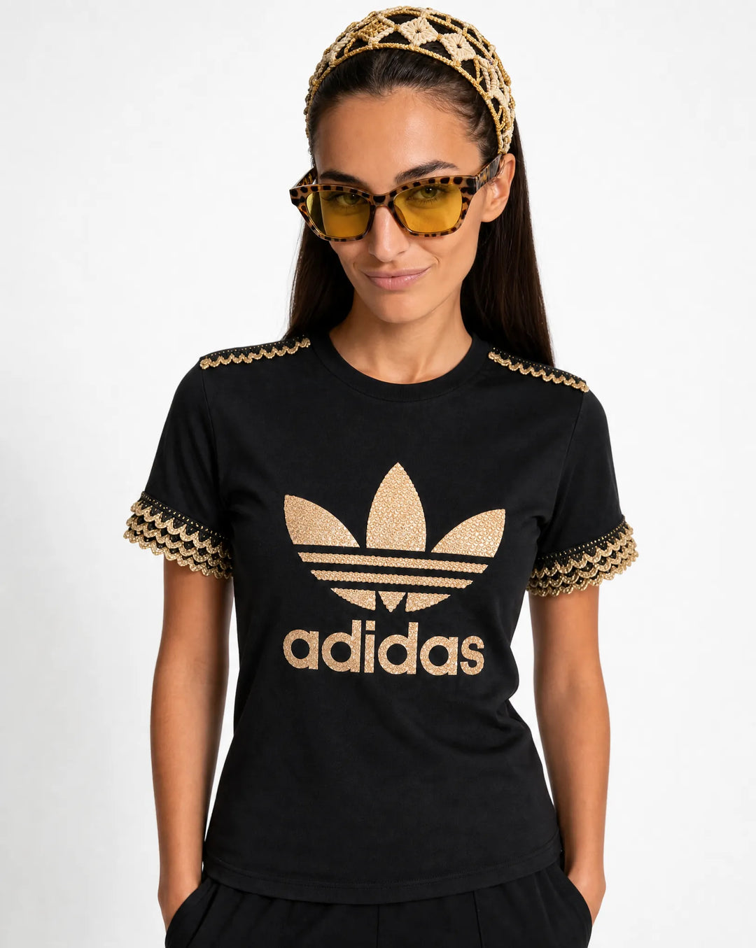 T-shirt Adidas Shine Gold