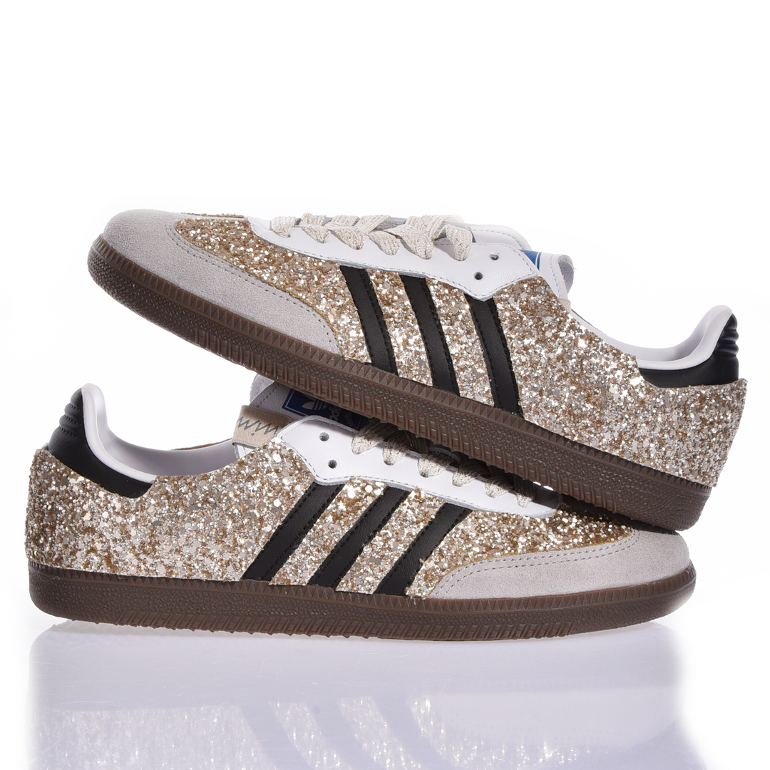 Adidas Samba Glitter Shimmer Gold