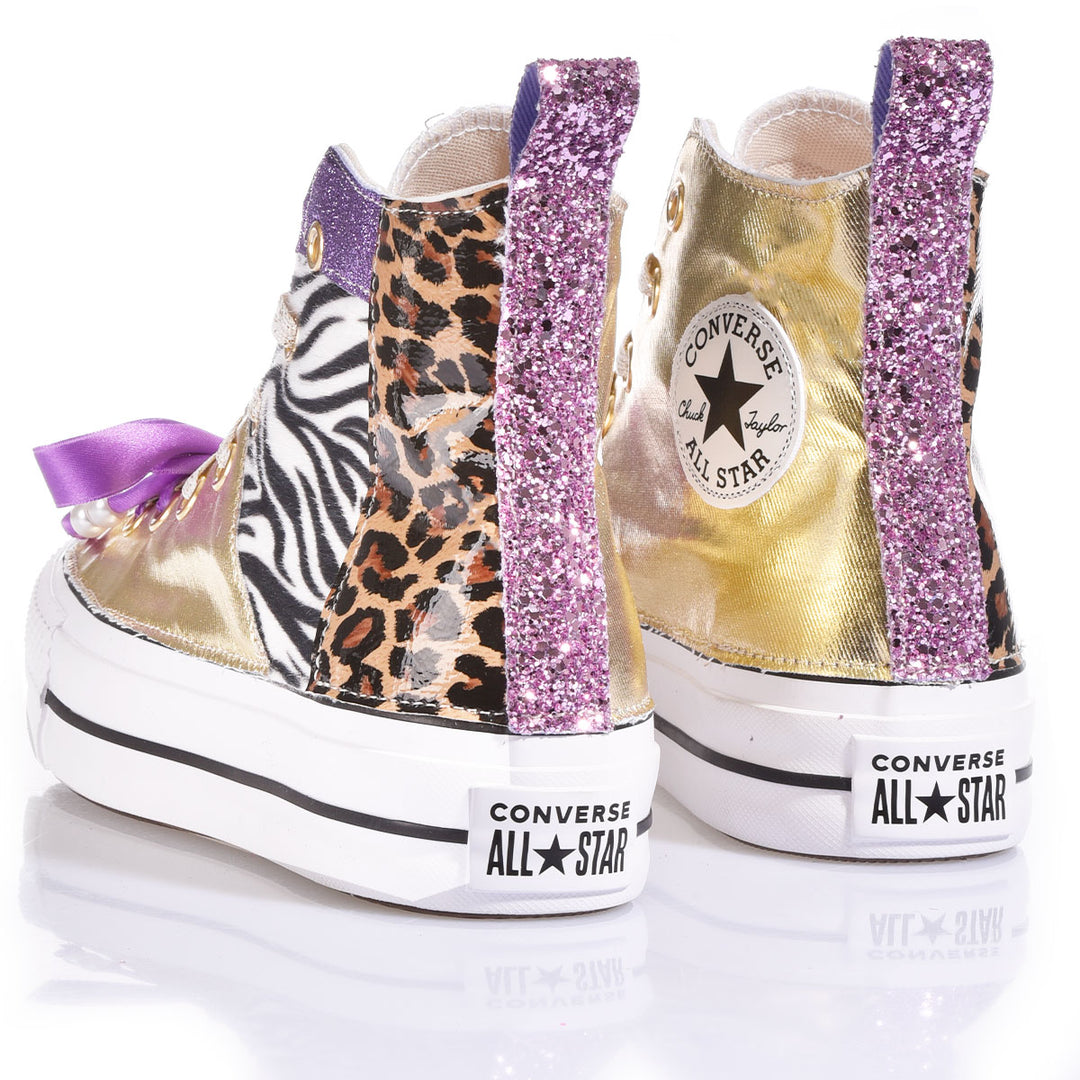 Converse Platform Gold Animalier