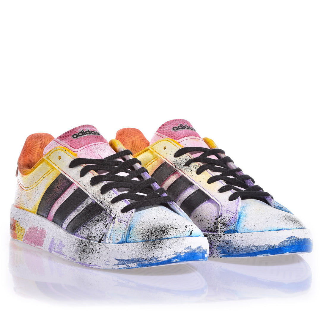 adidas gazelle silver green womens Adidas Sunset Paint