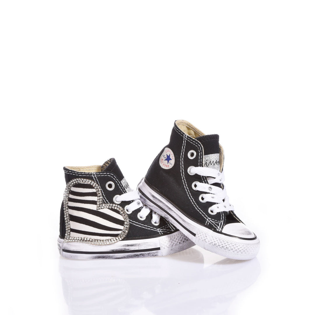 Converse Baby Zebra Heart