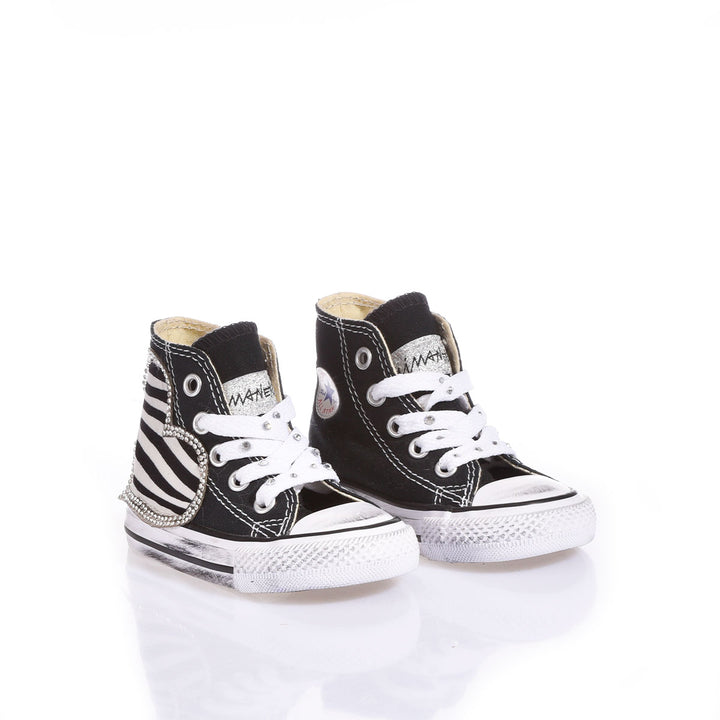 Converse Baby Zebra Heart