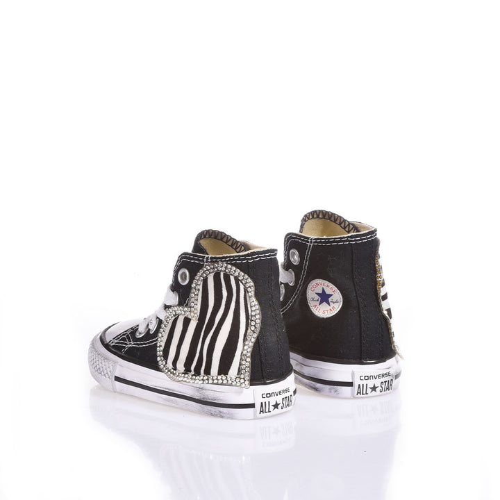 Converse Baby Zebra Heart