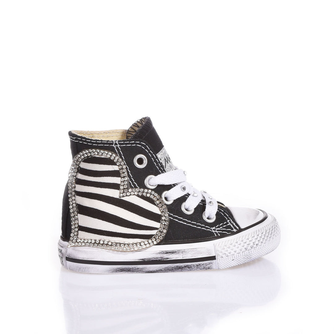 Converse Baby Zebra Heart