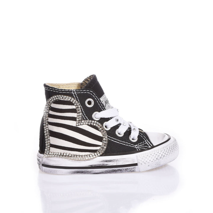 Converse Baby Zebra Heart