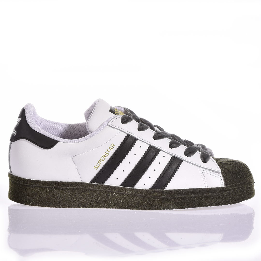 Adidas Superstar Dark Green Flock