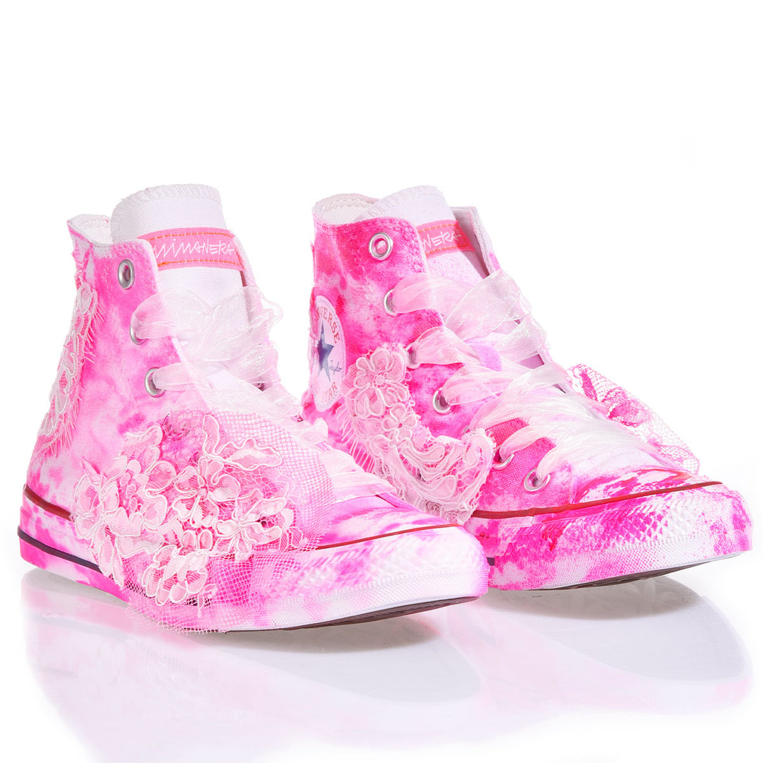 Converse Lace Pink Mode