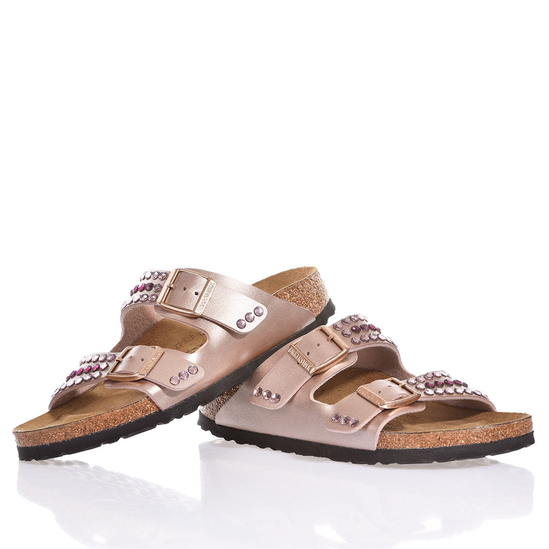 Birkenstock Arizona Copper Swarovski