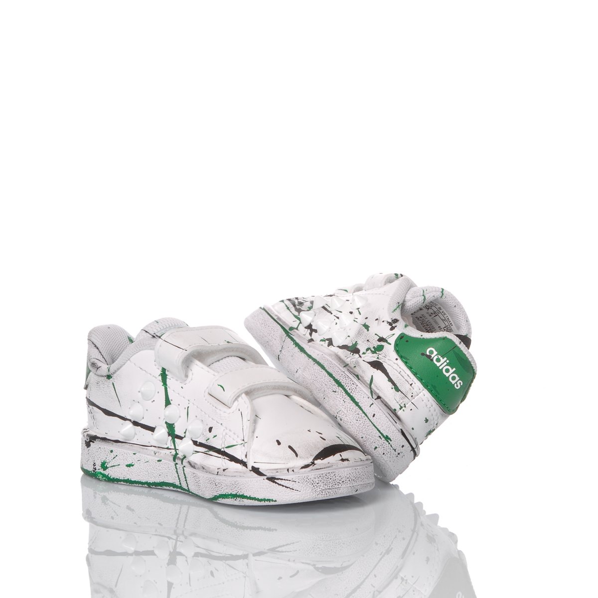 Adidas Baby Green Paint Advantage Borchie