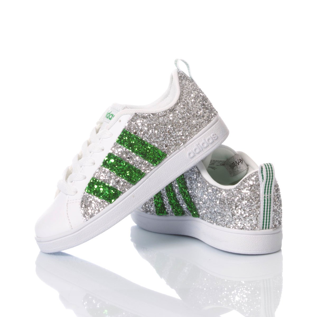 Adidas Junior Glitter Green  Glitter