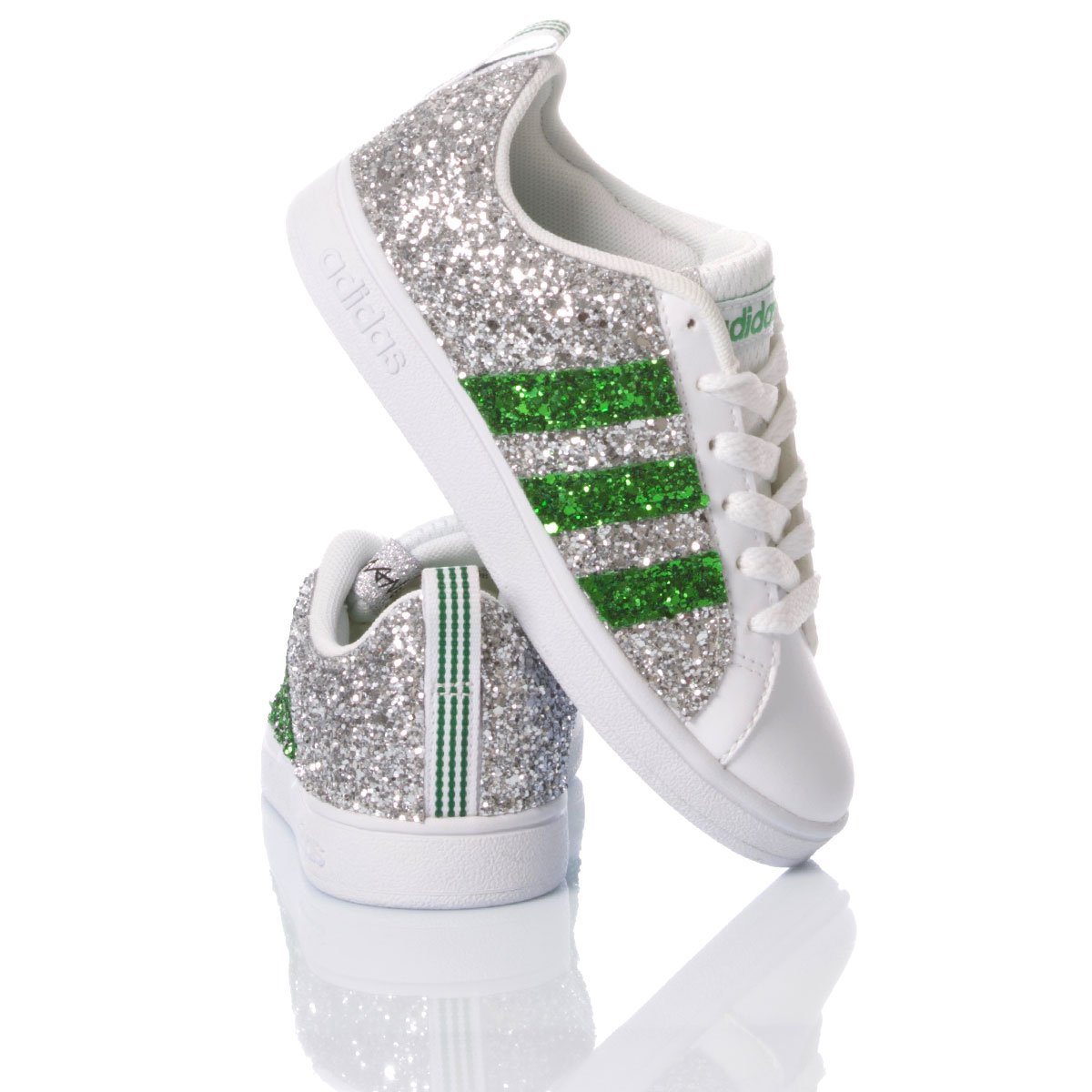 Adidas Junior Glitter Green  Glitter
