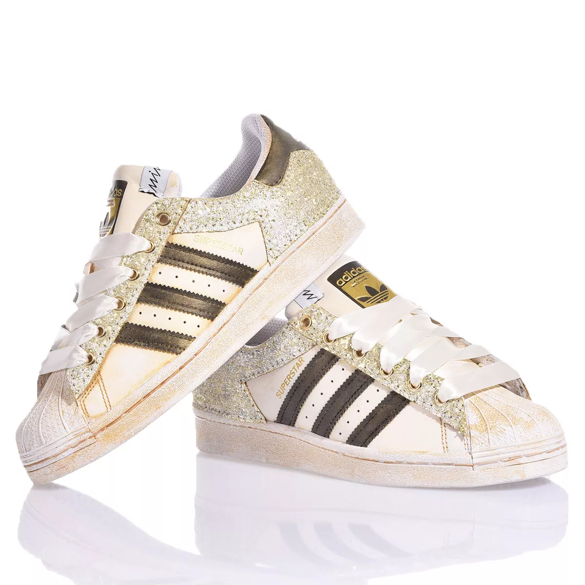 Adidas Superstar Bright Gold Superstar Paillettes