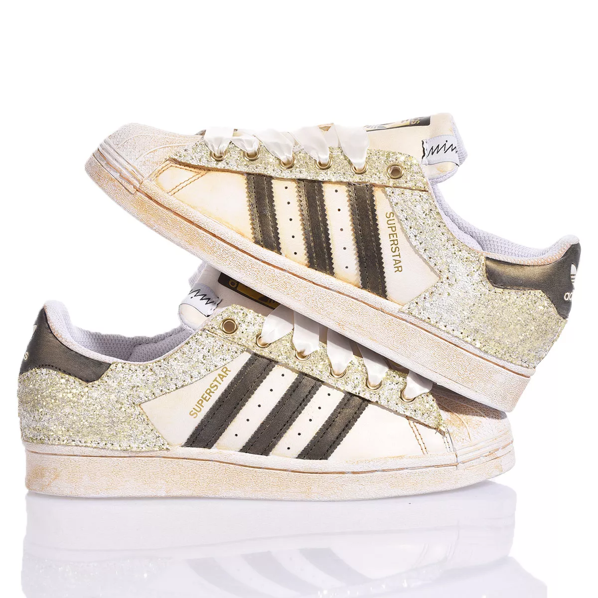 Adidas Superstar Bright Gold Custom