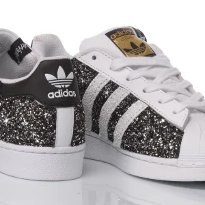 Adidas Superstar Glitter Black