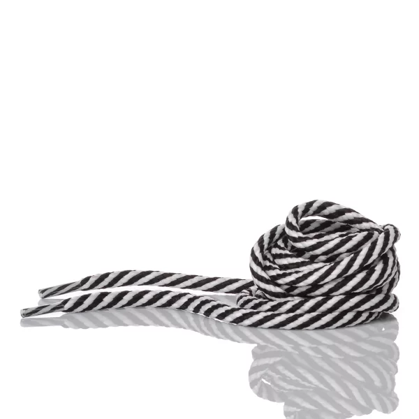 Black White Spiral Laces 110 cm black-white-spiral-laces-110-cm