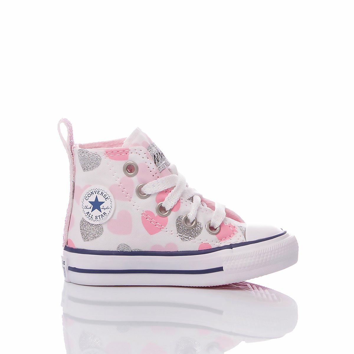 Converse Baby Pink Heart