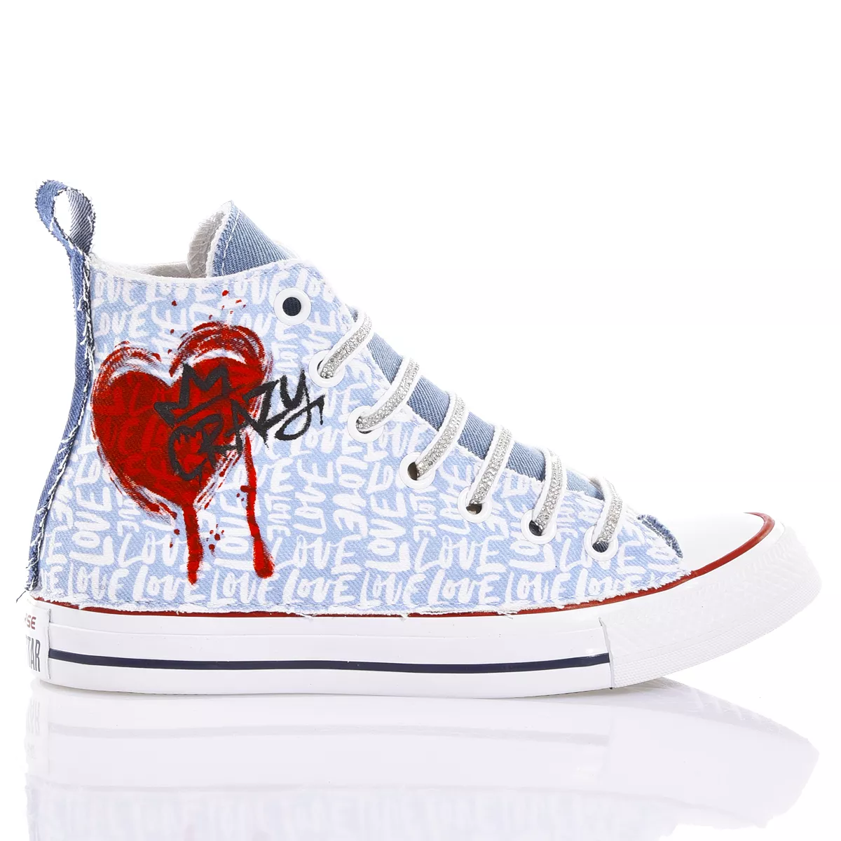 Converse Crazy Love Chuck Taylor High Top Painted, Special