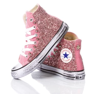 Converse Junior Glitter Pink