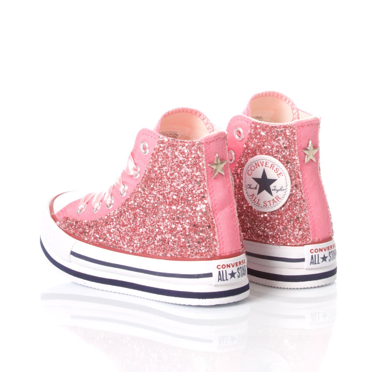 Converse Platform Junior Glitter Pink  