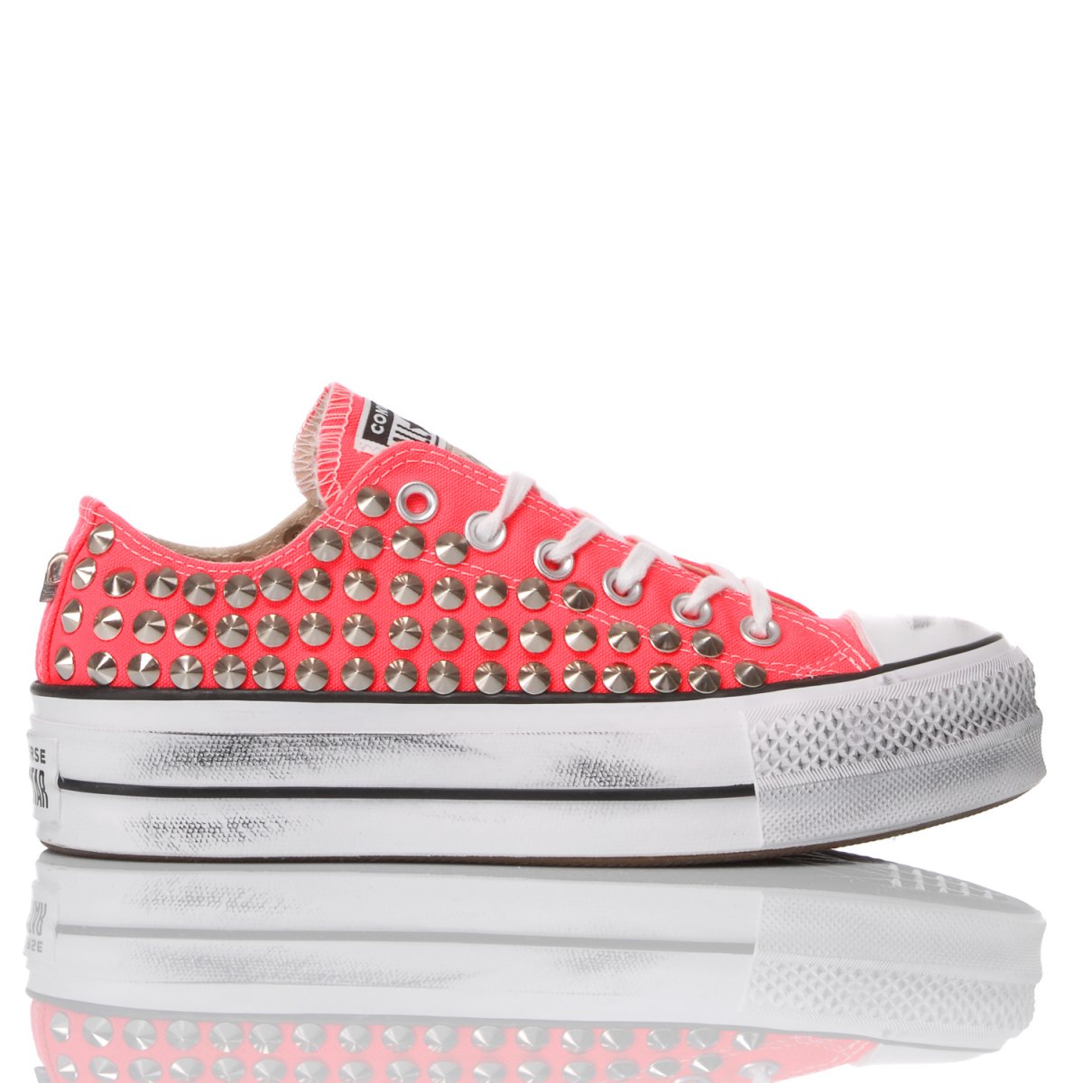 converse rouge fluo