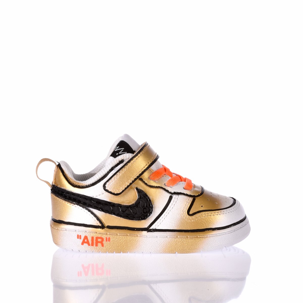 Nike Baby Gold Xmas Court Special