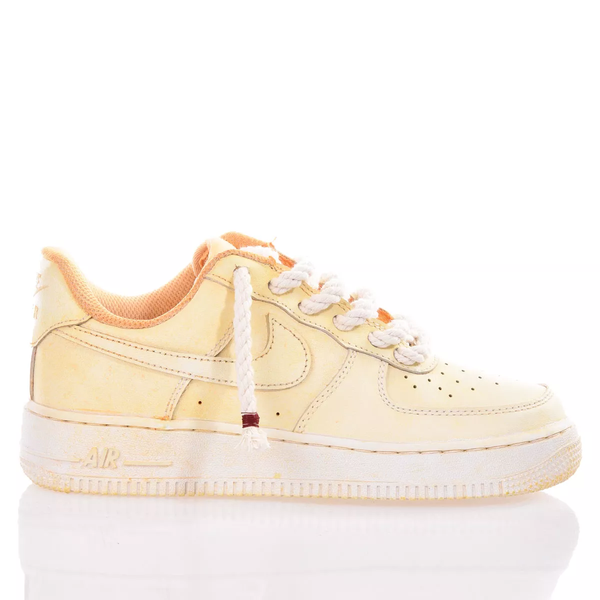 Nike Air Force 1 Dye Apricot Air Force 1 Used-Waschung