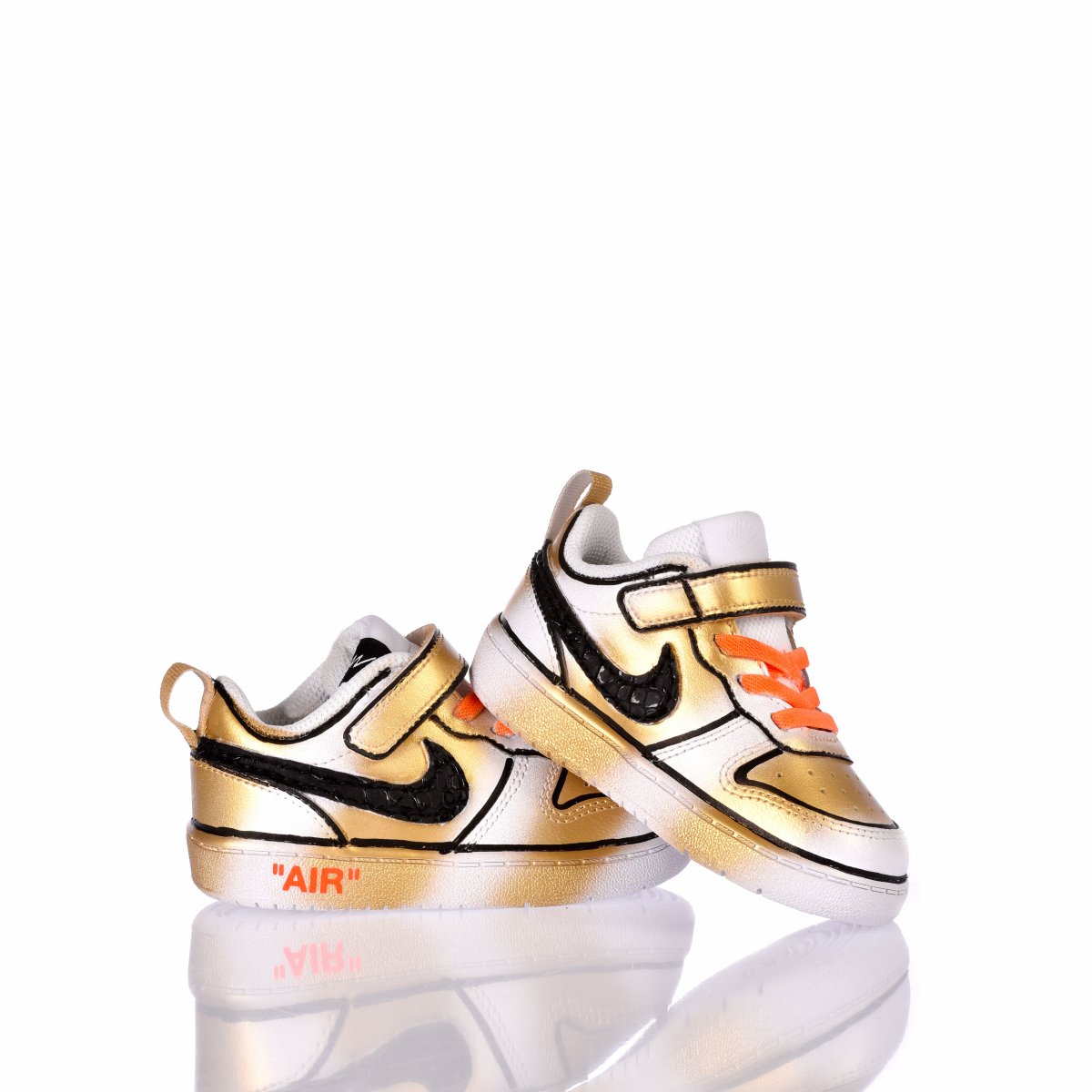 Nike Baby Gold Xmas Court Special