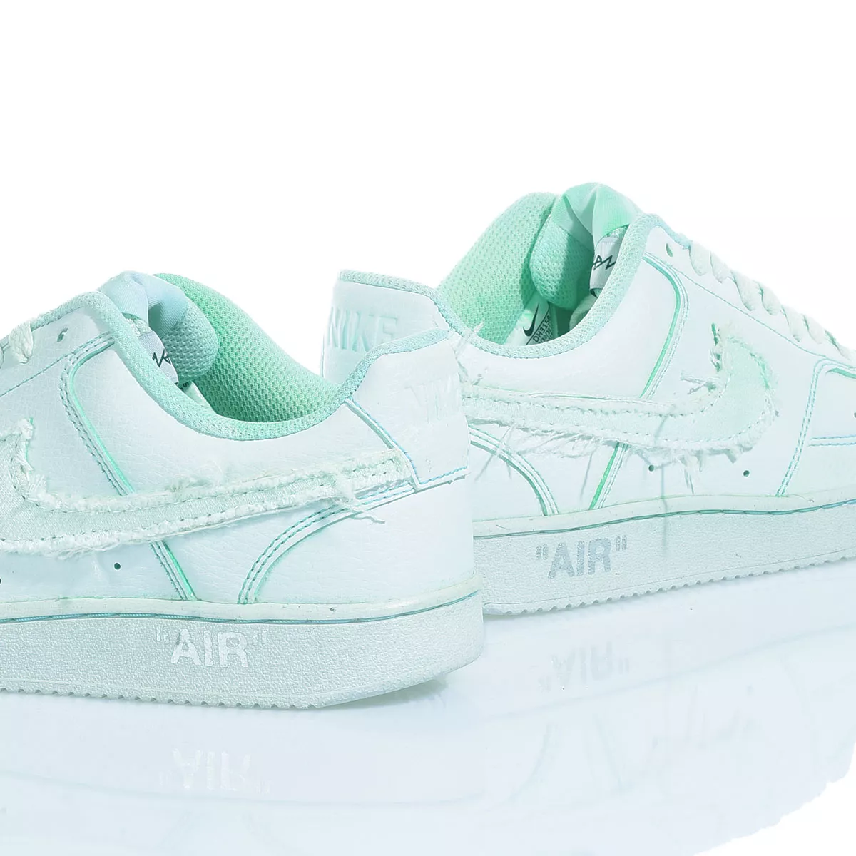 Nike Dye Mint Court Vision Used-Waschung, Special