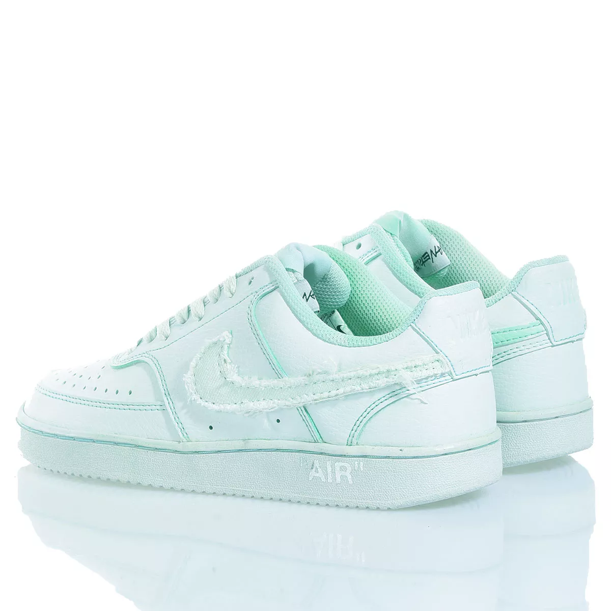Nike Dye Mint Court Vision Used-Waschung, Special